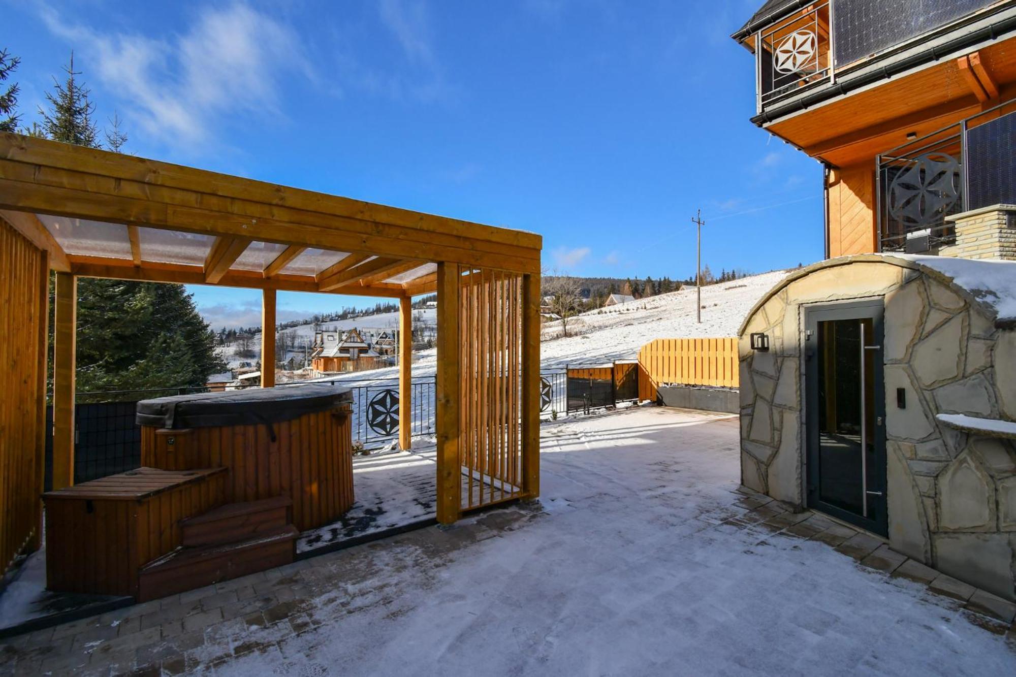 Salamandra Spa Jacuzzi, Sauny, Teznia, Panorama Tatr Kościelisko Exteriér fotografie