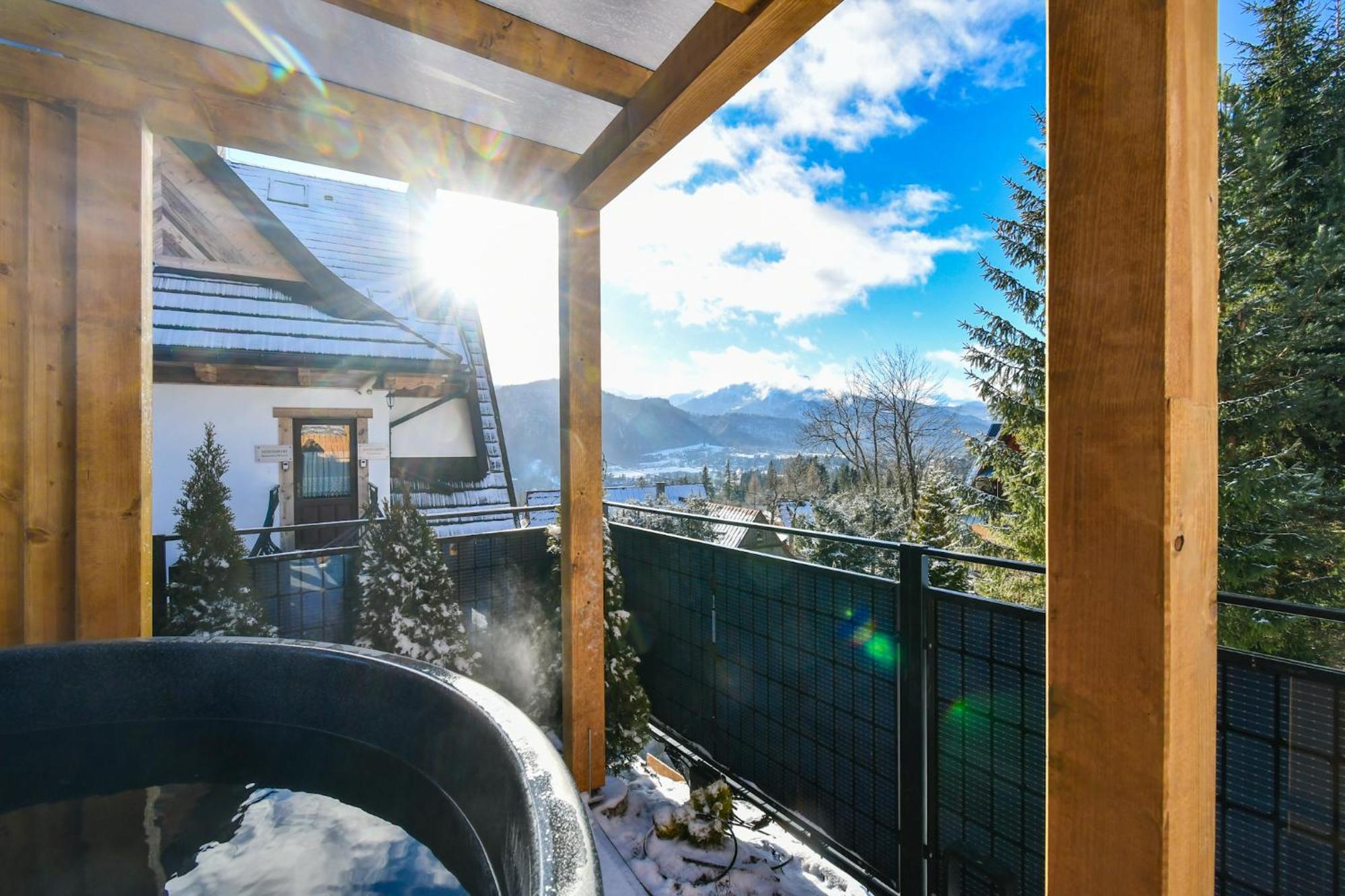Salamandra Spa Jacuzzi, Sauny, Teznia, Panorama Tatr Kościelisko Exteriér fotografie